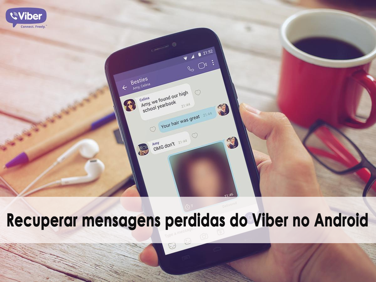 recuperar mensagens perdidas do Viber no Android