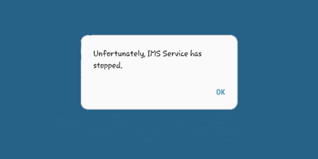 corrigir "Infelizmente, o serviço IMS parou" no Android