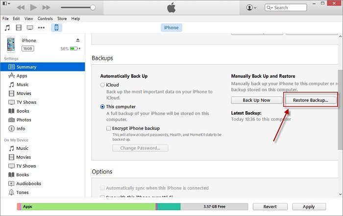 iTunes-backup