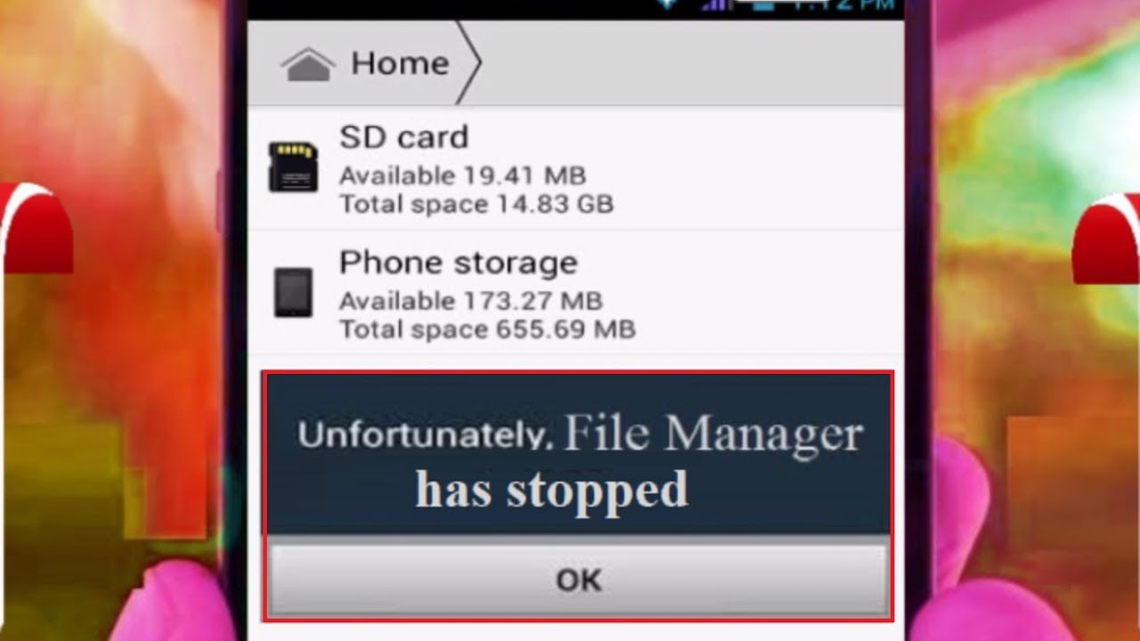 Corrigir Infelizmente Gerenciador de arquivos parou no Android