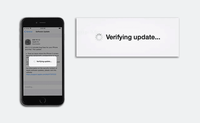 corrigir iPhone travado "verificando atualização" tela