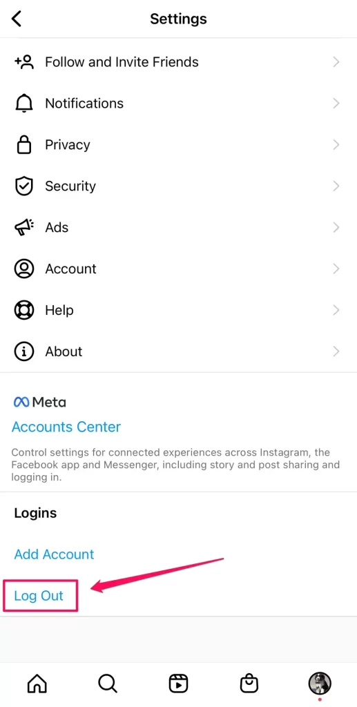 logout-of-instagram