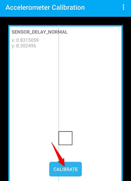 calibrate-phone-sensor