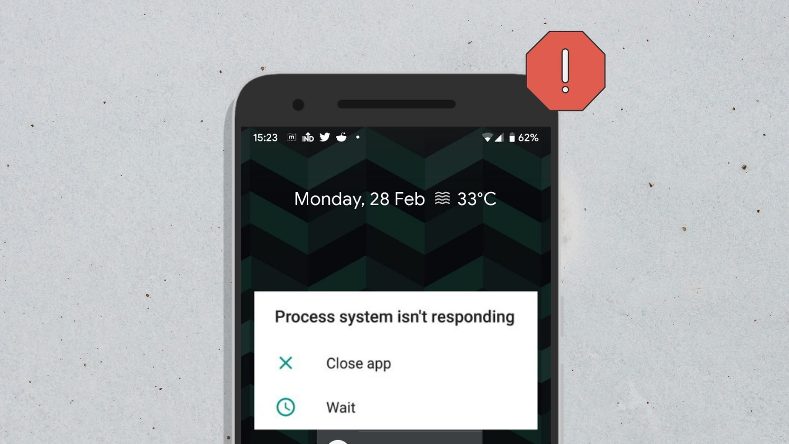 Corrigir Sistema de processo não está respondendo Erro no Android