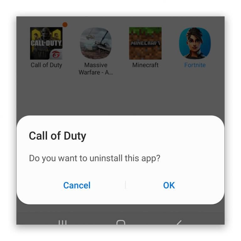 uninstall-call-of-duty-mobile