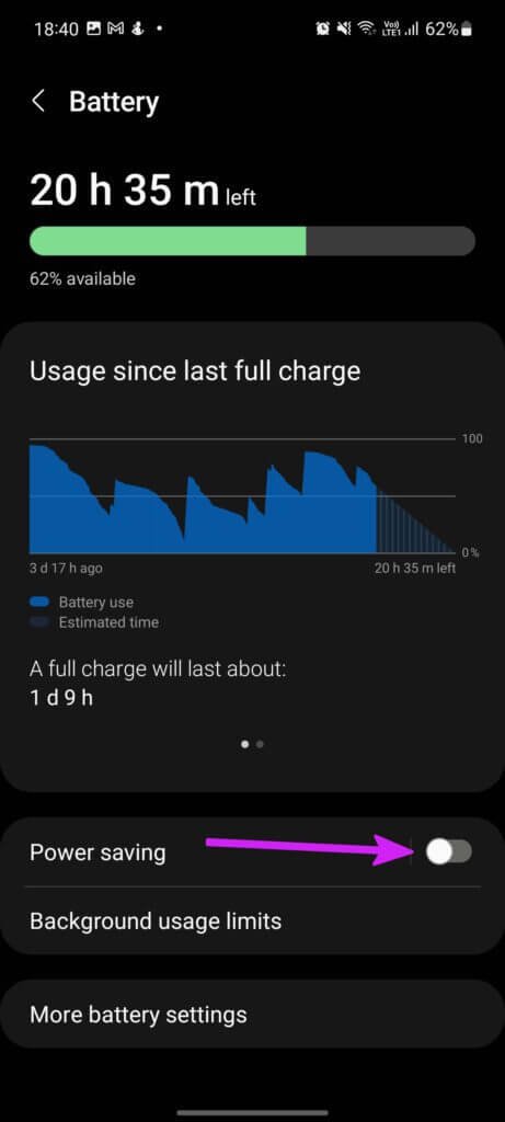 disable-battery-saver-mode