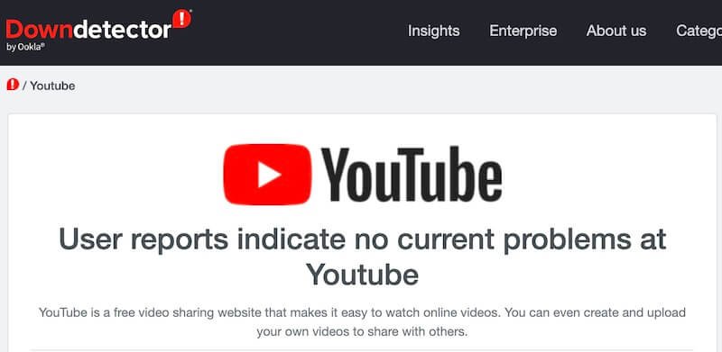 youtube-downdetector
