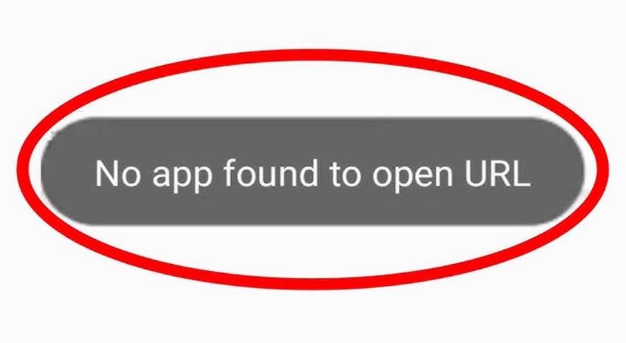 consertar "Sem aplicativo Encontrado para abrir URL" No Android