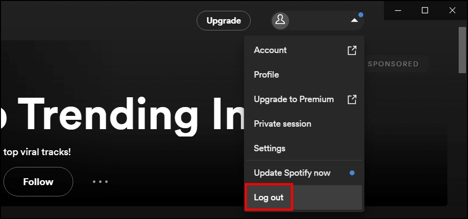 logout-spotify-on-pc