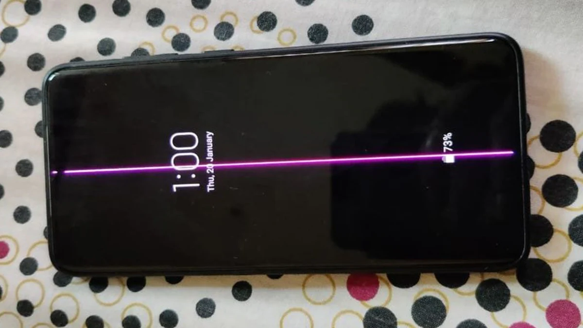 Consertar Linha Rosa Em Tela do telefone Samsung