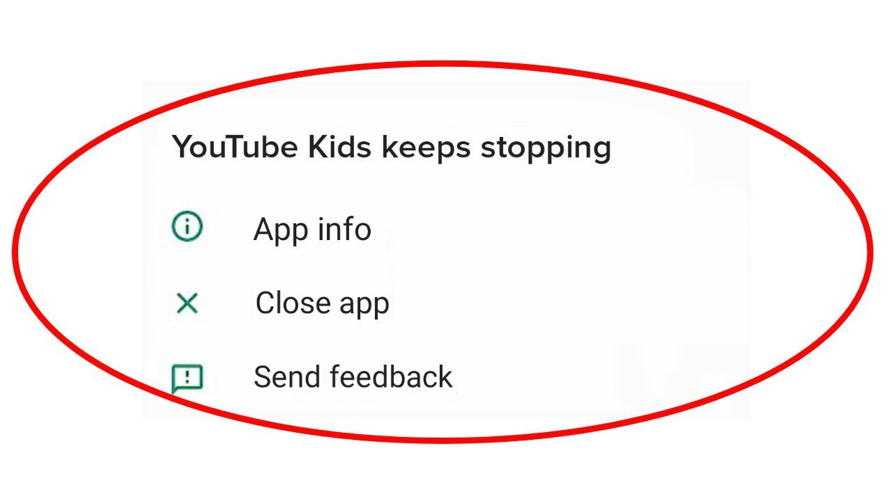 consertar YouTube Kids não funciona