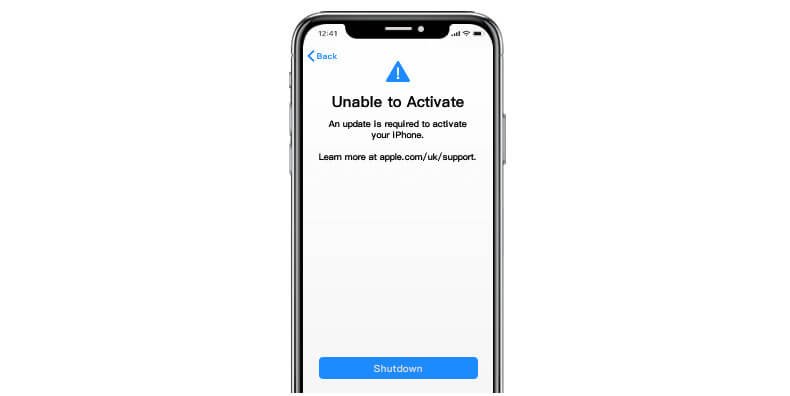 consertar Não foi possível ativar iPhone Erro